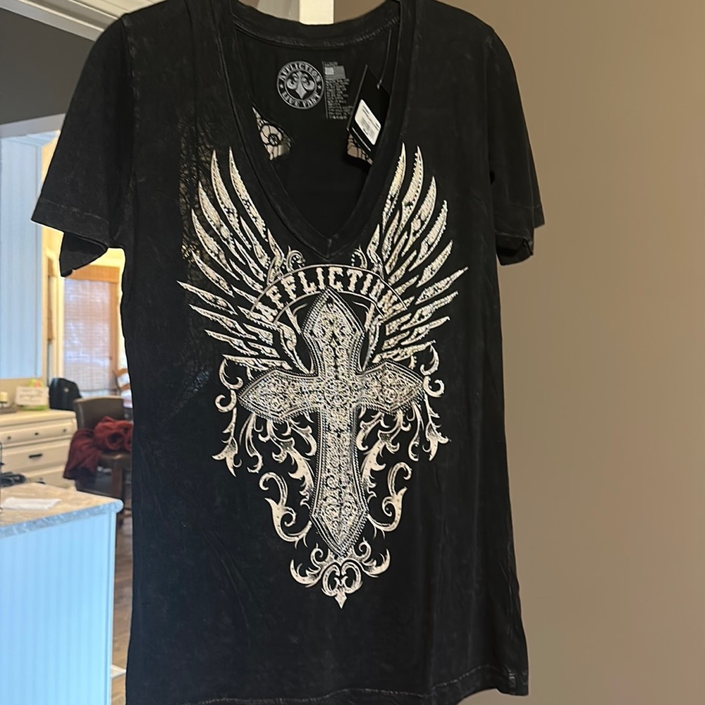 Affliction tshirt size large